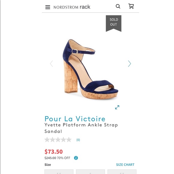 Pour La Victoire Yvette Platform Ankle Strap Heels - Picture 2 of 5